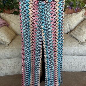 BECCA Multicolor Zigzag Swim Coverup